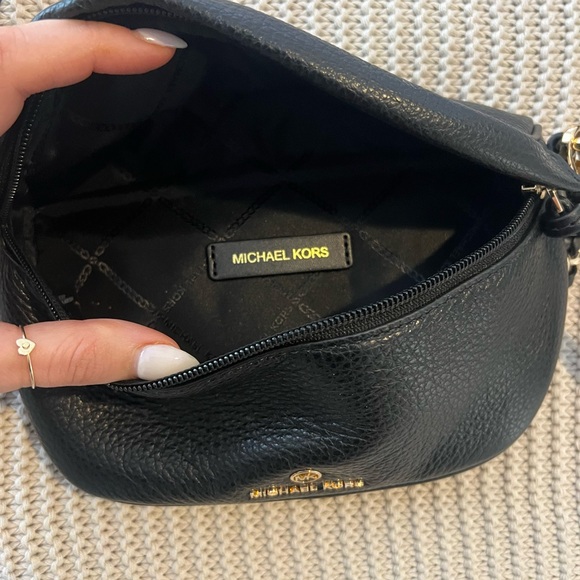 Michael Kors Black Leather Crossbody Bag - Picture 6 of 6